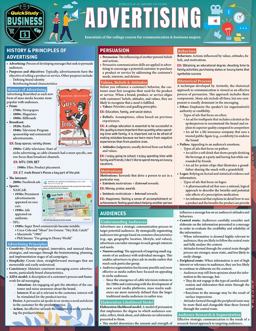 Advertising A QuickStudy Laminated Reference Guide  9781423244110 Front Cover