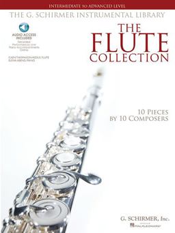 The Flute Collection - Intermediate to Advanced Level Schirmer Instrumental Library for Flute and Piano Book/Online Audio