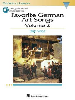 Favorite German Art Songs - Volume 2 Book/Online Audio  9781423412212 Front Cover