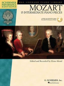 Mozart - 15 Intermediate Piano Pieces  9781423420354 Front Cover