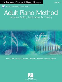 Hal Leonard Student Piano Library - Adult Piano Method - Book 2 U. K. Edition (Book/Online Audio)