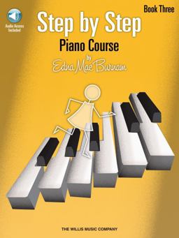 Step by Step Piano Course - Book 3 (Book/Online Audio)  9781423436072 Front Cover