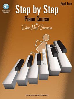 Step by Step Piano Course - Book 4 with Online Audio  9781423436089 Front Cover