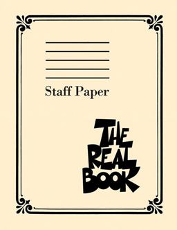 Real Book - Staff Paper  9781423441342 Front Cover