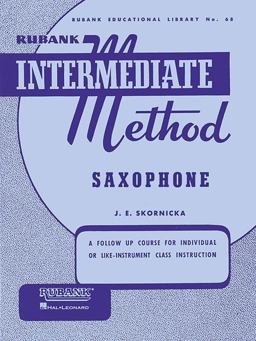 Rubank Intermediate Method - Saxophone  9781423444213 Front Cover
