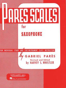 Pares Scales Saxophone  9781423445180 Front Cover