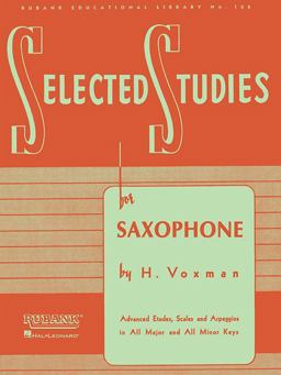 Selected Studies For Saxophone  9781423445272 Front Cover