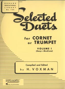 Selected Duets for Cornet or Trumpet Volume 1 - Easy to Medium  9781423445357 Front Cover