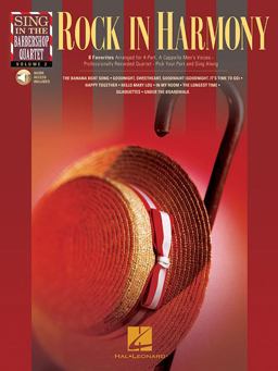 Rock in Harmony Sing in the Barbershop Quartet, Volume 2 - Book/Online Audio  9781423461807 Front Cover