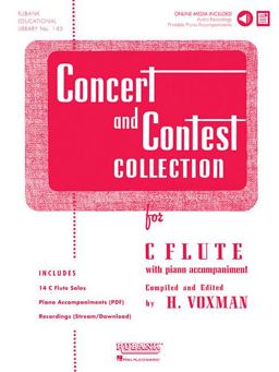 Concert and Contest Collection for C Flute Book/Online Media  9781423477174 Front Cover