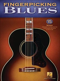 Fingerpicking Blues 15 Songs Arranged for Solo Guitar in Standard Notation and Tab  9781423487432 Front Cover