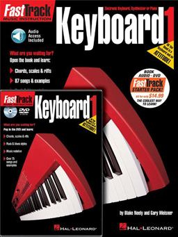FastTrack Keyboard Method Starter Pack Book/Online Audio/DVD Pack  9781423490548 Front Cover