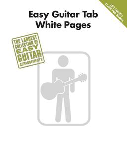 Easy Guitar Tab White Pages  9781423492184 Front Cover