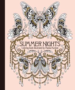 Summer Nights Coloring Book Originally Published in Sweden As "Sommarnatt"  9781423645580 Front Cover