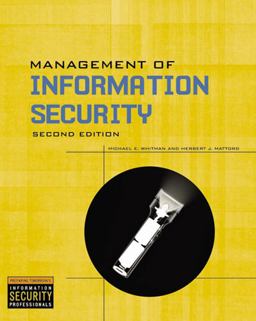 Management of Information Security 2nd 9781423901303 Front Cover