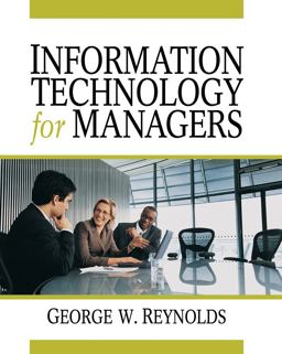 Information Technology for Managers  9781423901693 Front Cover