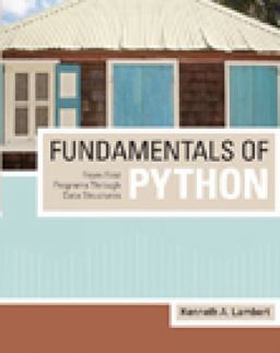 Fundamentals of Python From First Programs Through Data Structures  9781423902188 Front Cover