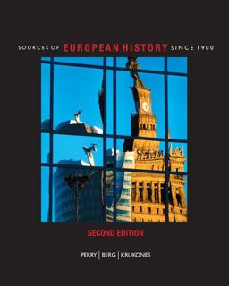 Sources of European History Since 1900 2nd 9781424069675 Front Cover