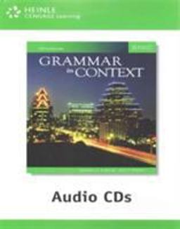 Grammar in Context Basic: Audio CDs (2) 5th 9781424079070 Front Cover