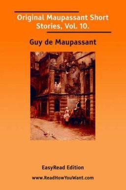 Original Maupassant Short Stories