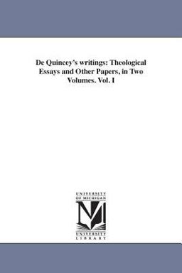 De Quincey's Writings