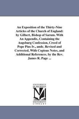 An Exposition of the Thirty-Nine Articles of the Church of England