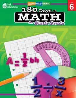 180 Days of Math for Sixth Grade Practice, Assess, Diagnose  9781425808020 Front Cover
