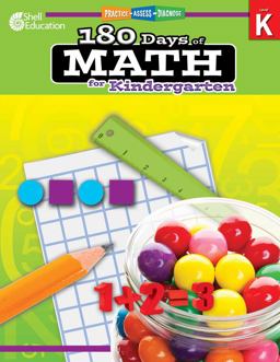180 Days of Math for Kindergarten Practice, Assess, Diagnose  9781425808037 Front Cover