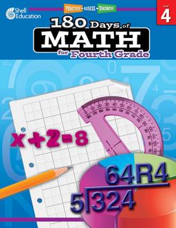 180 Days of Math for Fourth Grade Practice, Assess, Diagnose  9781425808075 Front Cover