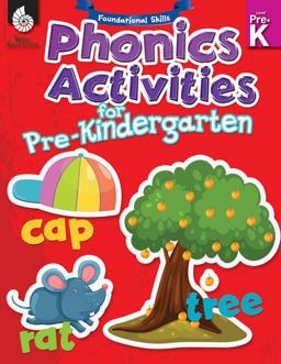 Phonics Activities for Pre-Kindergarten  9781425810948 Front Cover