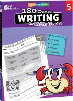 180 Days of Writing for Fifth Grade Practice, Assess, Diagnose  9781425815288 Front Cover