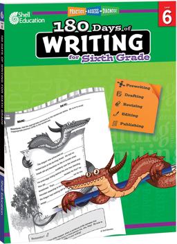 180 Days of Writing For Sixth Grade Practice, Assess, Diagnose  9781425815295 Front Cover
