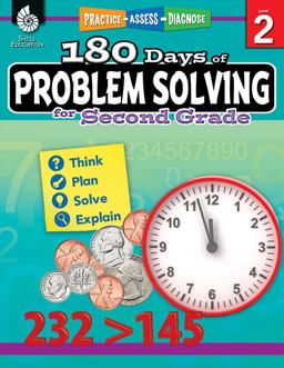 180 Days of Problem Solving for Second Grade Practice, Assess, Diagnose  9781425816148 Front Cover