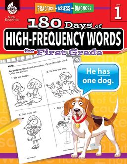 180 Days of High-Frequency Words for First Grade