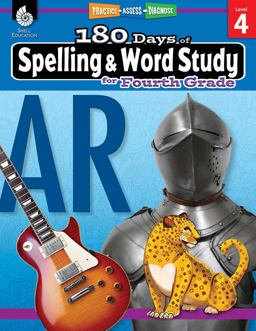 180 Days of Spelling and Word Study for Fourth Grade Practice, Assess, Diagnose  9781425833121 Front Cover