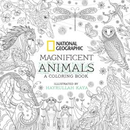 National Geographic Magnificent Animals A Coloring Book  9781426218156 Front Cover
