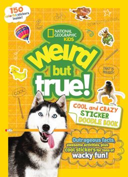 Weird but True! Cool and Crazy Sticker Doodle Book  9781426330230 Front Cover
