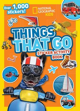 Things That Go Sticker Activity Book  9781426335372 Front Cover