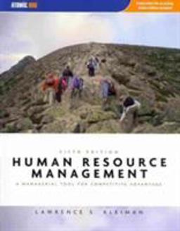 Human Resource Management Managerial Tool for Competitive Advantage 5th 9781426649189 Front Cover
