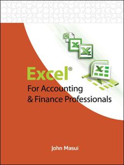 Excel for Accounting and Finance Professionals 2009 9781426917189 Front Cover