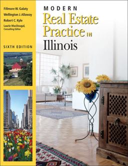 Modern Real Estate Practice in Illinois, 6th Edition 6th 9781427768339 Front Cover