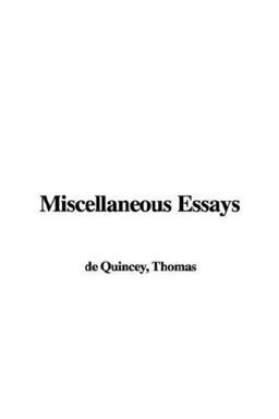 Miscellaneous Essays