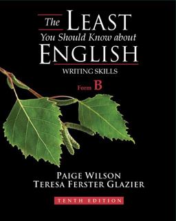 Least You Should Know about English, Form B 10th 9781428230798 Front Cover