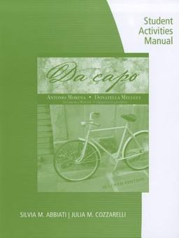 Student Activities Manual for Moneti/Lazzarino's Da Capo 7th 9781428290150 Front Cover