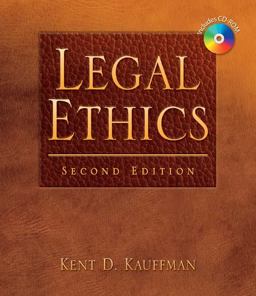 Legal Ethics 2nd 9781428304109 Front Cover
