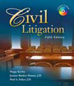 Civil Litigation 5e 5th 9781428318397 Front Cover