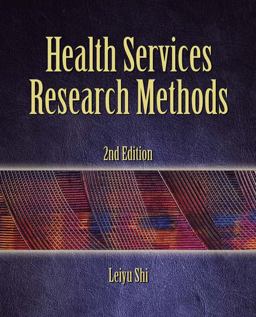 Health Services Research Methods 2nd 9781428352292 Front Cover