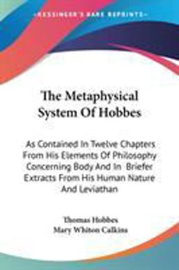 The Metaphysical System of Hobbes