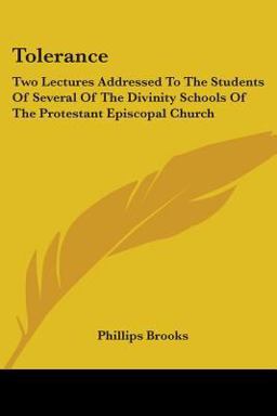 Tolerance Two Lectures Addressed to the Tolerance Two Lectures Addressed to the