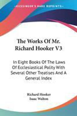 Works of Mr Richard Hooker V3 in Eight B